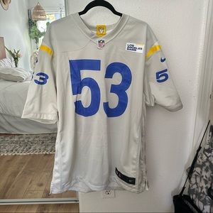 Men’s XL customized Deacon Jones Rams Jersey